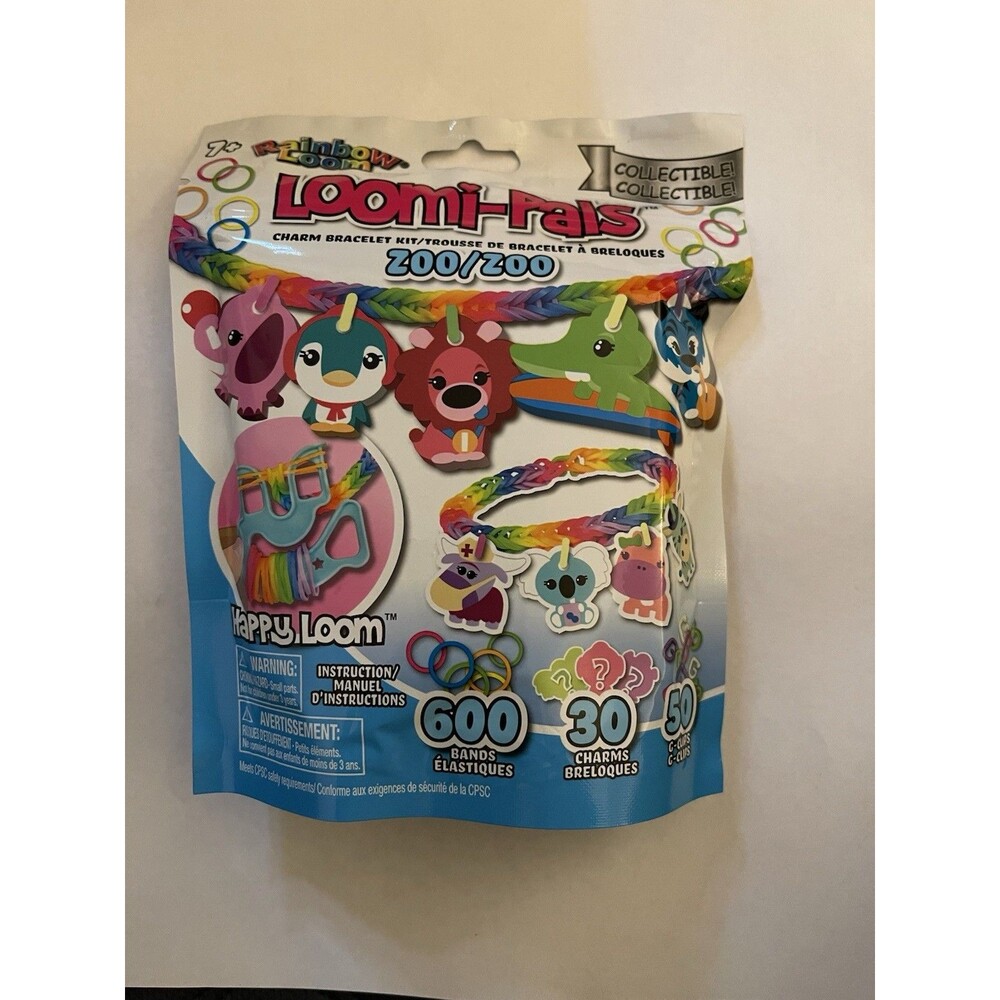 Rainbow Loom Loomi-Pals Zoo Collectible Charm Bracelet Kit